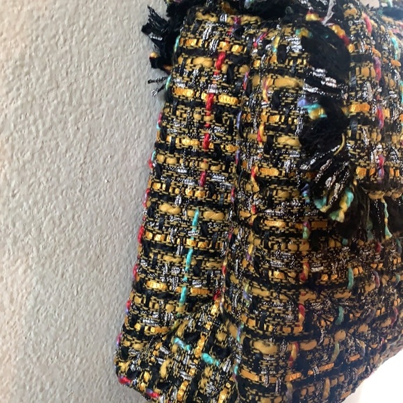 Kurt Geiger London Kensington Mayfair Tweed Shoulder Bag - Picture 5 of 11